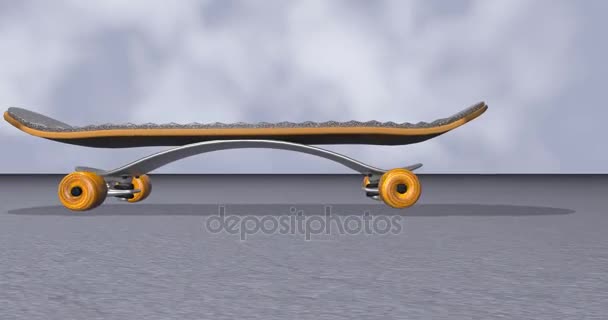 Skateboard στο δρόμο — Αρχείο Βίντεο