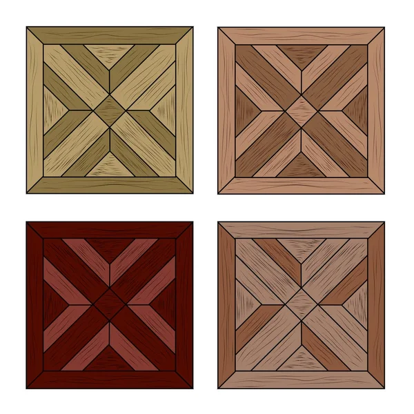 Modular parquet vector — Stock Vector