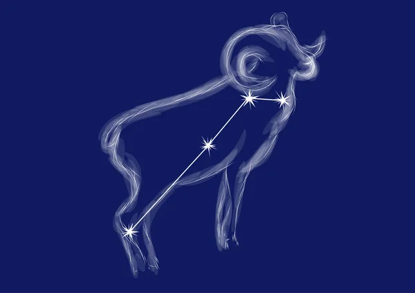 Signo del zodíaco - Aries — Vector de stock