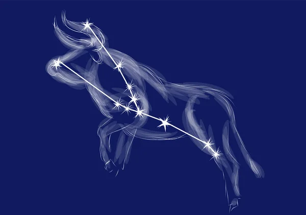 Signo-tauro do zodíaco — Vetor de Stock