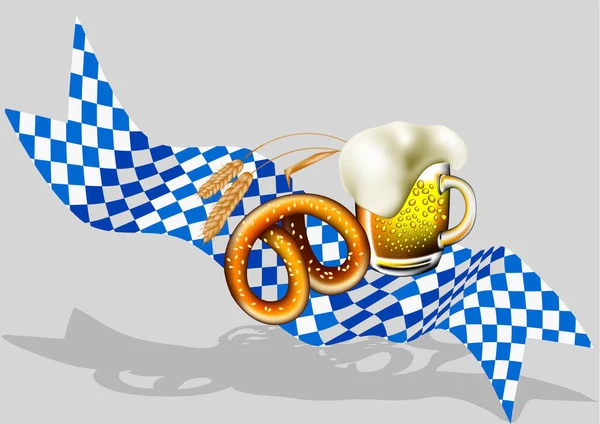 Fondo del Oktoberfest — Vector de stock