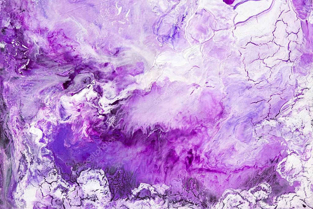 Purple and white hand painted background.