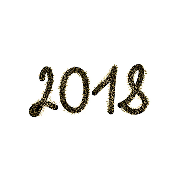 2018 Feliz Ano Novo — Vetor de Stock