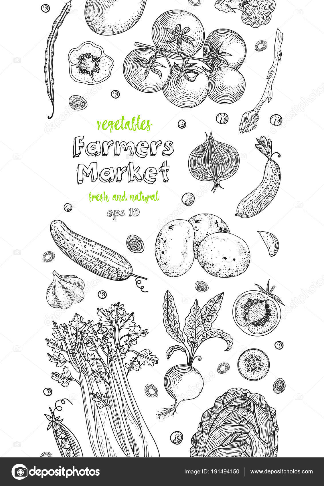 Vector Illustration Of Food Collection In Line Art Mode Royalty Free SVG,  Cliparts, Vectors, and Stock Illustration. Image 26615005.