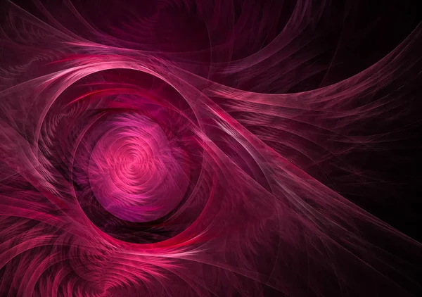 siyah arka plan üzerinde fraktal pembe örgü