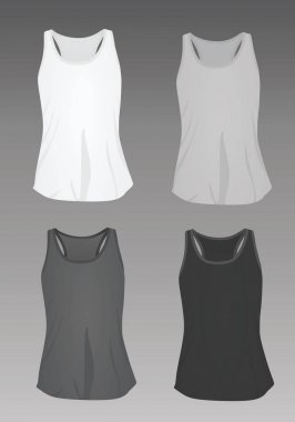 Kadınlar en iyi tank dört renkte