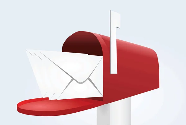 红色邮政信箱 — 图库矢量图片
