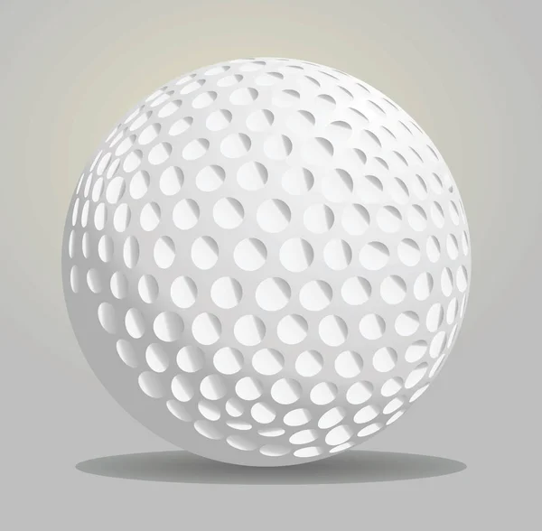 Golfball Vektorabbildung — Stockvektor