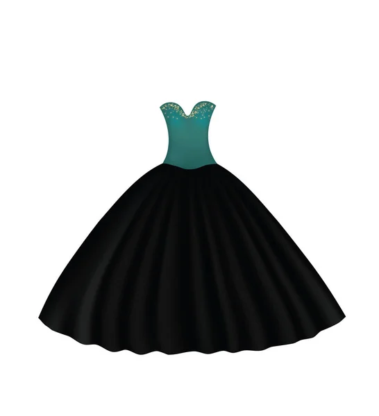 Elegante jurk jurk — Stockvector