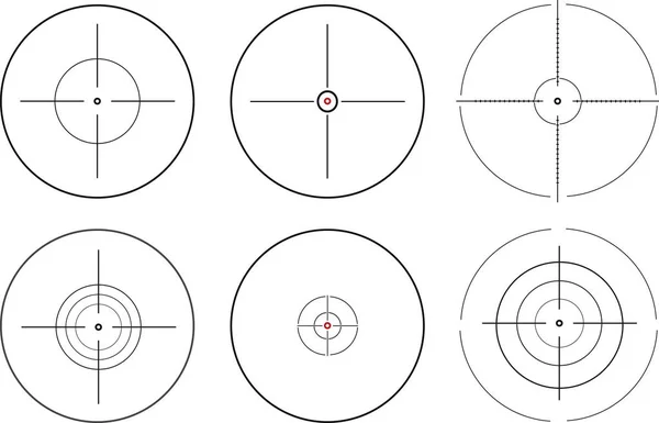 Escopo Atirador Ilustração Vetorial — Vetor de Stock