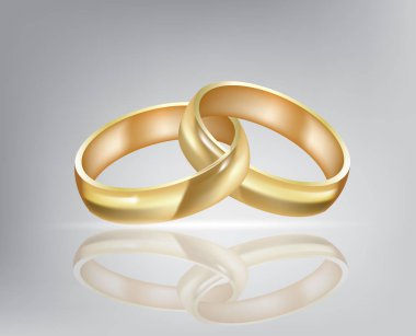 İki altın yüzük birleşti.