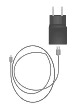 Kablolu Usb şarj aleti. vektör illüstrasyonu