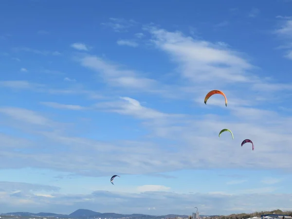 Paisaje Marino Una Vista Del Mar Adriático Desde Playa Terciopelo — Foto de Stock