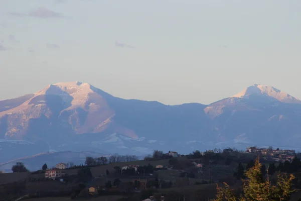 Horská Krajina Jeden Nejkrásnějších Barevných Panoramata Které Nám Příroda Nabízí — Stock fotografie