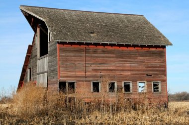 Midlands arasında eski ahşap kulübeler