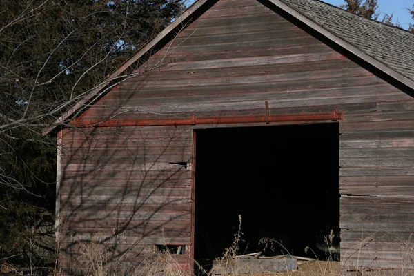 Old wood barns across the midlands — Stock Photo, Image