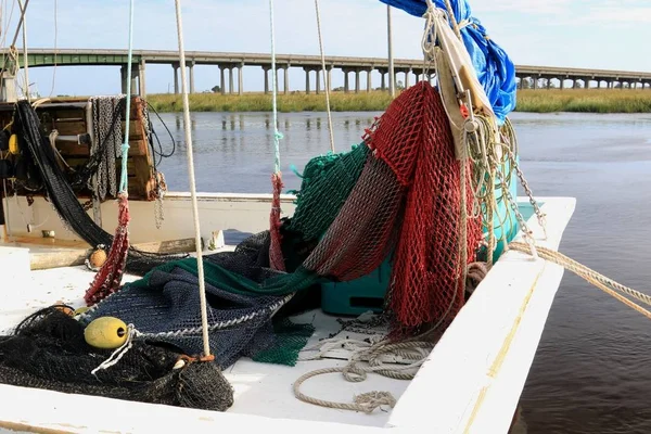 Geórgia Barcos de camarão — Fotografia de Stock