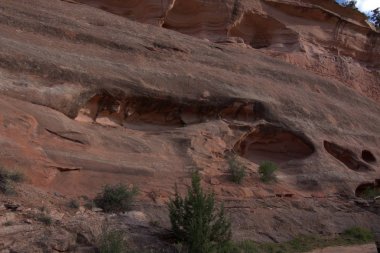 Kumtaşı Red Rock kurulan binlerce yıl önce Rüzgar ve su yapıldı 