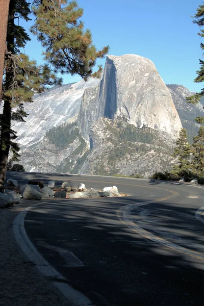 Glacier Point Ein Aussichtspunkt Mit Herrlichem Blick Auf Das Yosemite — Stockfoto