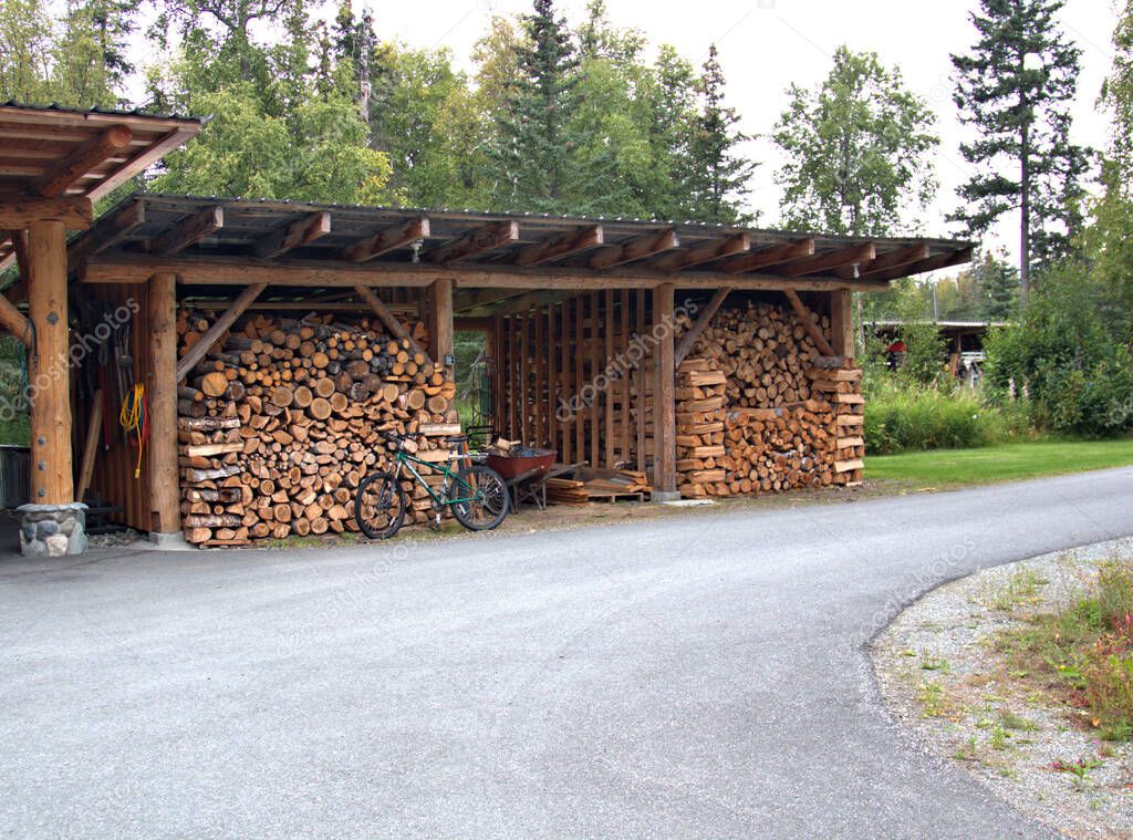 Alaska Wood Shed