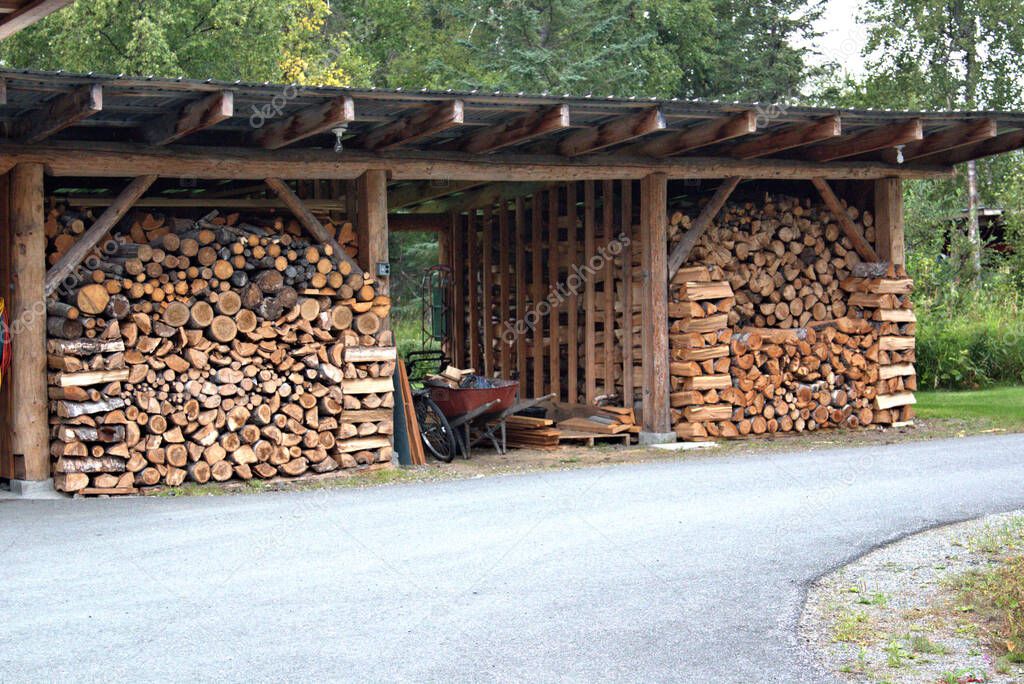 Alaska Wood Shed