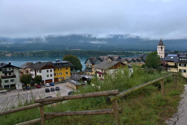Wolfgang Krajobraz Austrii — Zdjęcie stockowe
