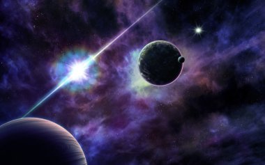 Quasar ve yakın gezegenler