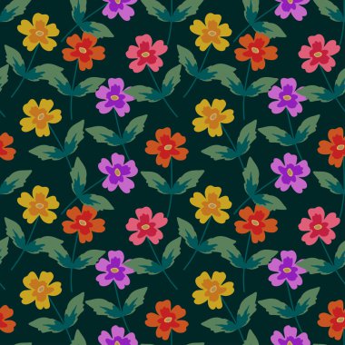 Kusursuz çiçek deseni