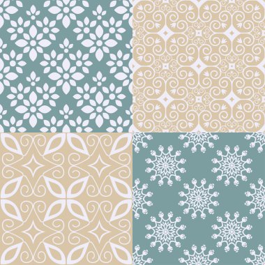 Dikişsiz desen seti