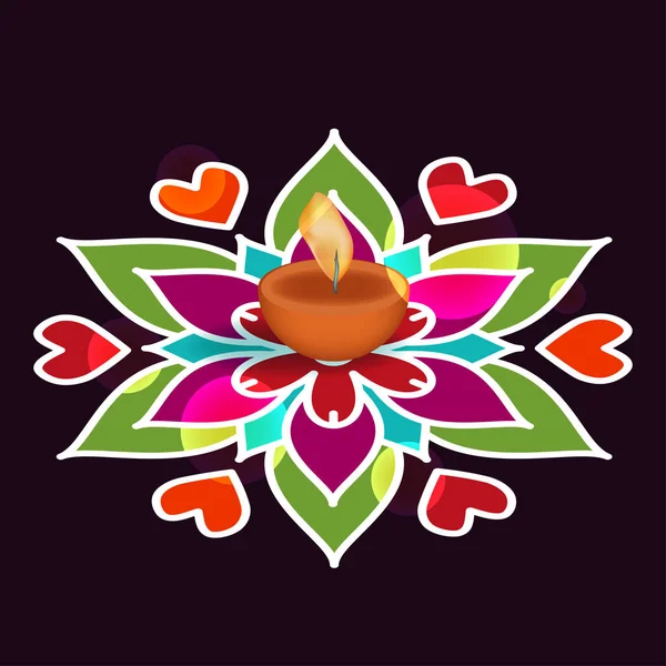 Diwali Fond de vacances — Image vectorielle