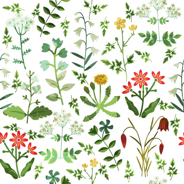 Seamless floral pattern — Stock Vector