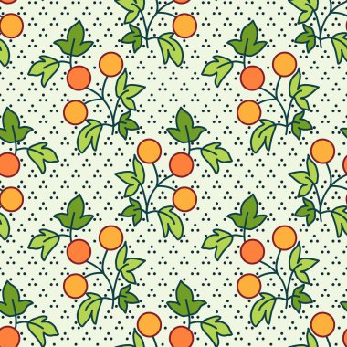 Dikişsiz meyve deseni