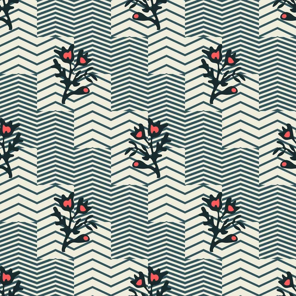 Patrón floral sin costuras — Vector de stock