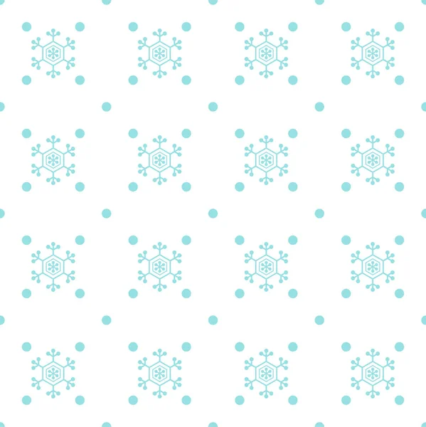 Sömlös snö mönster — Stock vektor