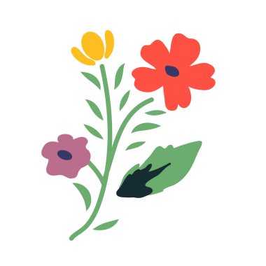 İzole edilmiş basit vektör demeti