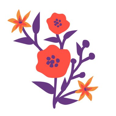 İzole edilmiş basit vektör demeti