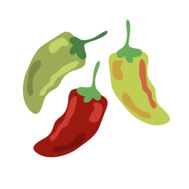Tatlı biber basit vektör simgesi