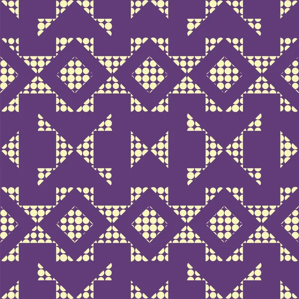 Naadloos Patroon Met Abstract Ornament — Stockvector