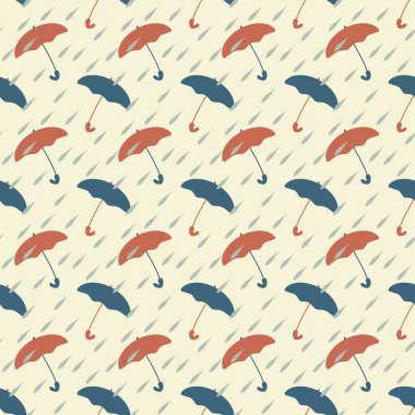 Kusursuz şemsiyeler ve yağmur desenleri