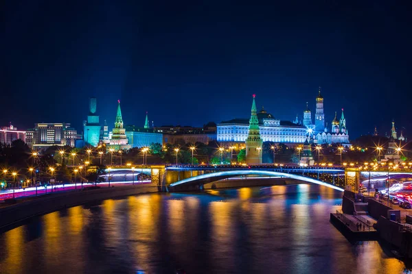 Big Stone Bridge, o Kremlin de Moscou, Rússia . — Fotografia de Stock