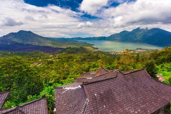 Danau batur, gunung batur, kintamani, bali, indonesien. — Stockfoto
