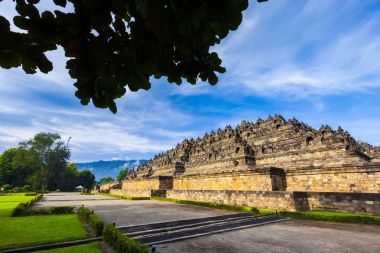 Candi Borobudur, Yogyakarta, Jawa, Endonezya.