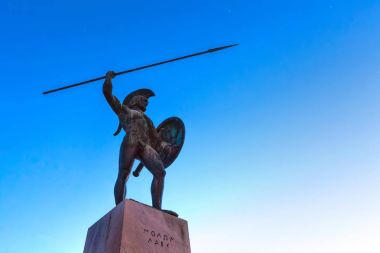 Leonidas ve Sparta 300, Yunanistan - Nisan 2017 Memorial