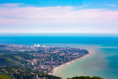 Adler semtinden Akhun dağ, Sochi, Rusya Federasyonu.