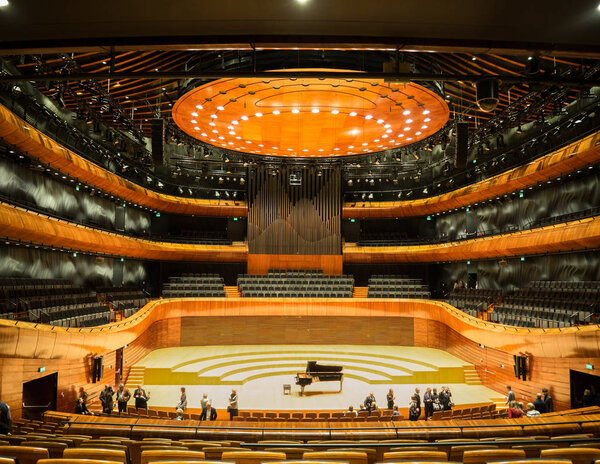 Modern Concert Hall in Katowice, Poland Stock Image