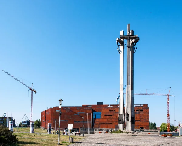 Solidarity Center and Monument in Gdansk, Poland — Stock Photo, Image