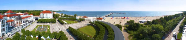 Panorama del Sopot Resort in Polonia — Foto Stock