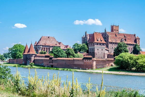 Zamek krzyżacki w Malborku, Polska — Zdjęcie stockowe