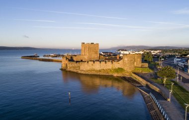 Norman Carrickfergus kale Belfast yakınındaki