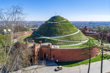 Kosciuszko Mound in Krakow, Poland clipart